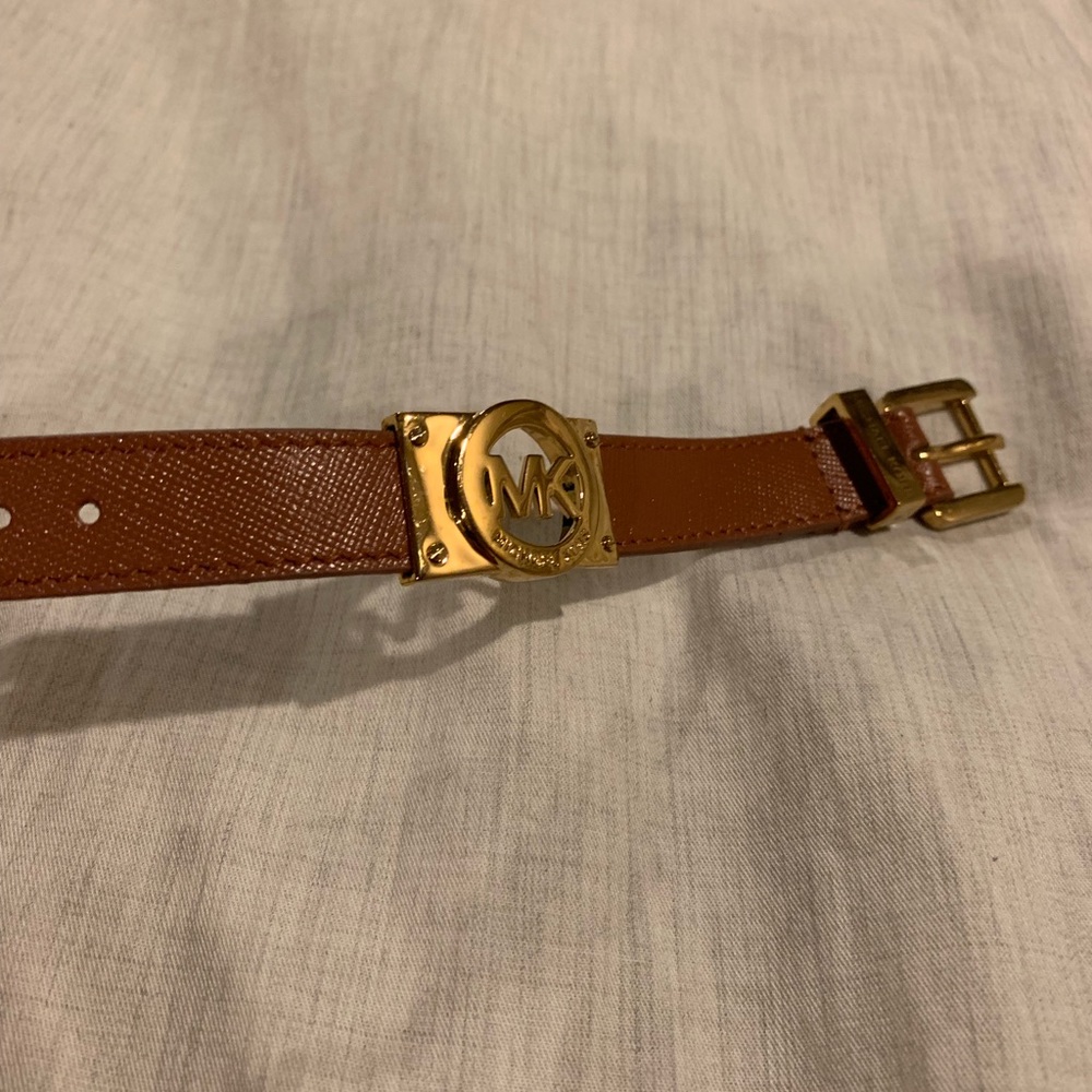 Michael Kors leather bracelet